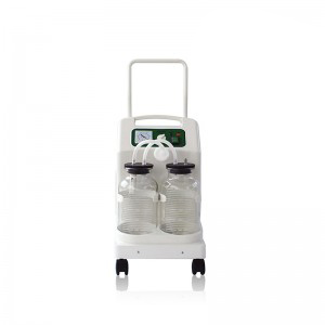 20L mobile suction machine high duty with caster and pedal switch suitable for surgical use