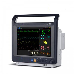 AURORA-12S 12.1-inch 6 parameter patient monitor semi modular support ETCO2 2IBP Printer plug and play
