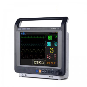 Aurora-12 12.1-inch big screen patient monitor with big font and drug calculation suit for ICU