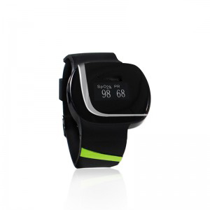 Wrist Pulse Oximeter watch function CE&FDA with bluetooth and App smart for sport and personal care